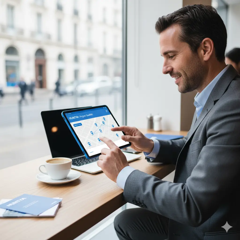 Huntya connecte les agents immobiliers aux vrais projets